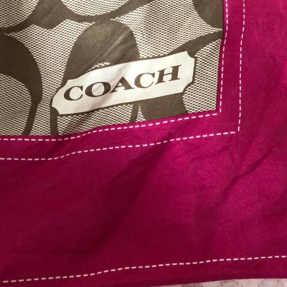 Coach square scarf
